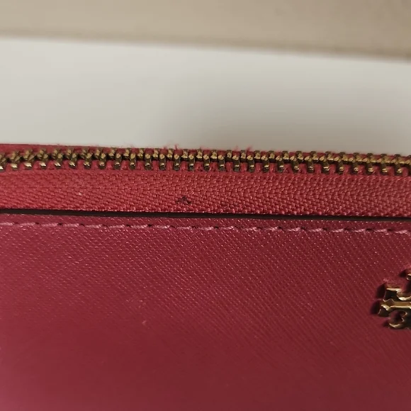 Tory Burch Rose Women's Zippy Wallet - Picture 8 of 10